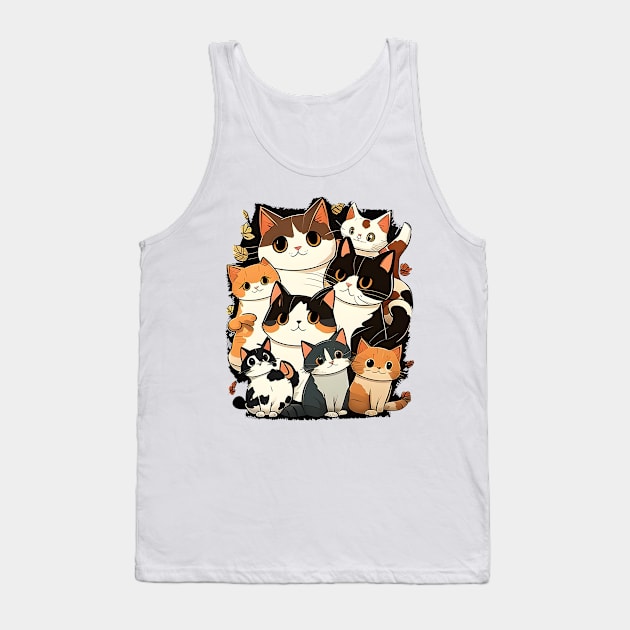 I Need All These Cats Cat Owner Cats - Funny Cats Tank Top by Jason Smith